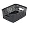 Advantus® Small Black Plastic Weave Bin, 3ct.